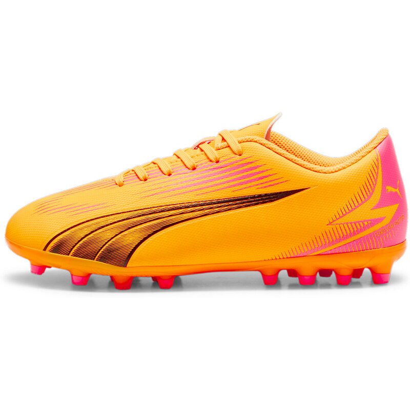 Футбольные бутсы Ultra Play MG JR Puma, цвет sun stream-puma black-sunset g — фото 4