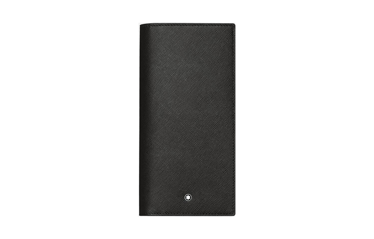 

Кожаный визитник из цельной телячьей кожи для мужчин черный MONTBLANC
