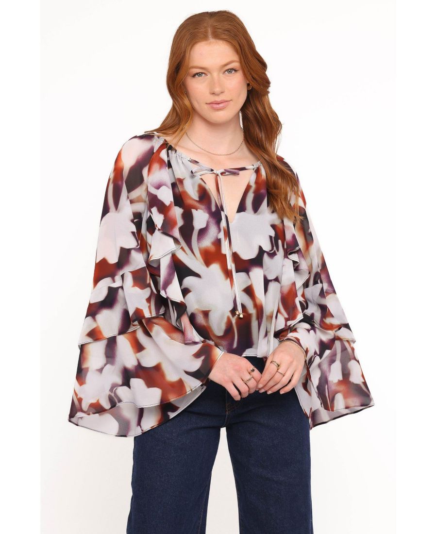 

Женский топ Элинор Petal and Pup, Blurred floral