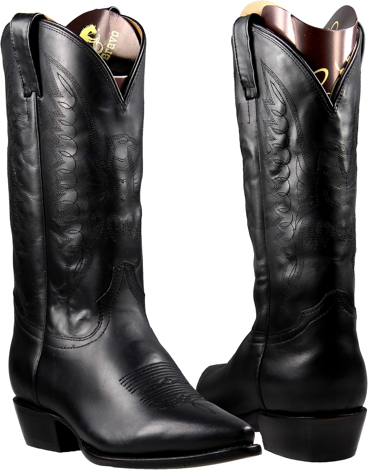 

Мужские ковбойские сапоги Rodeo Bravo, кожа, черный, Piel Graso