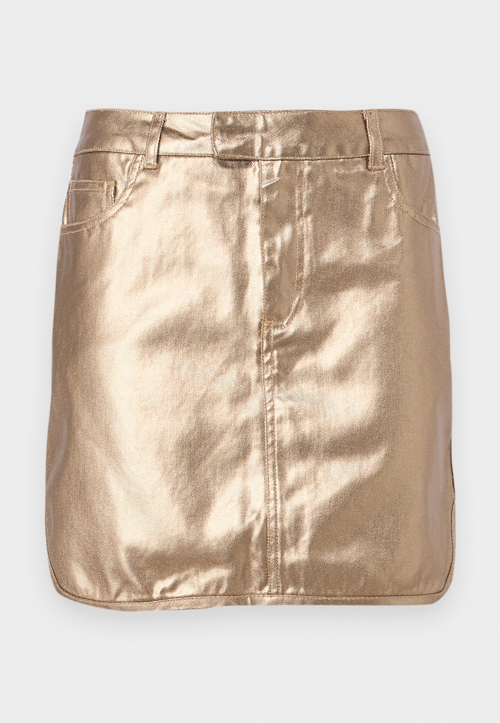 

Мини-юбка PCNABIA SHORT SKIRT Pieces, золотой