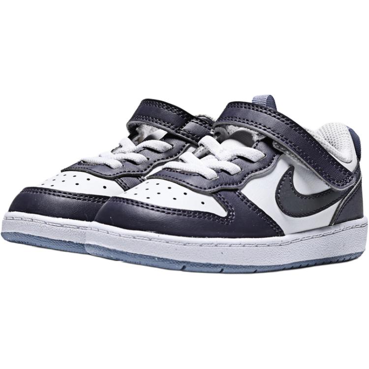 Nike Court Borough Low top Toddler Shoes Black White Infant And Toddler — фото 4