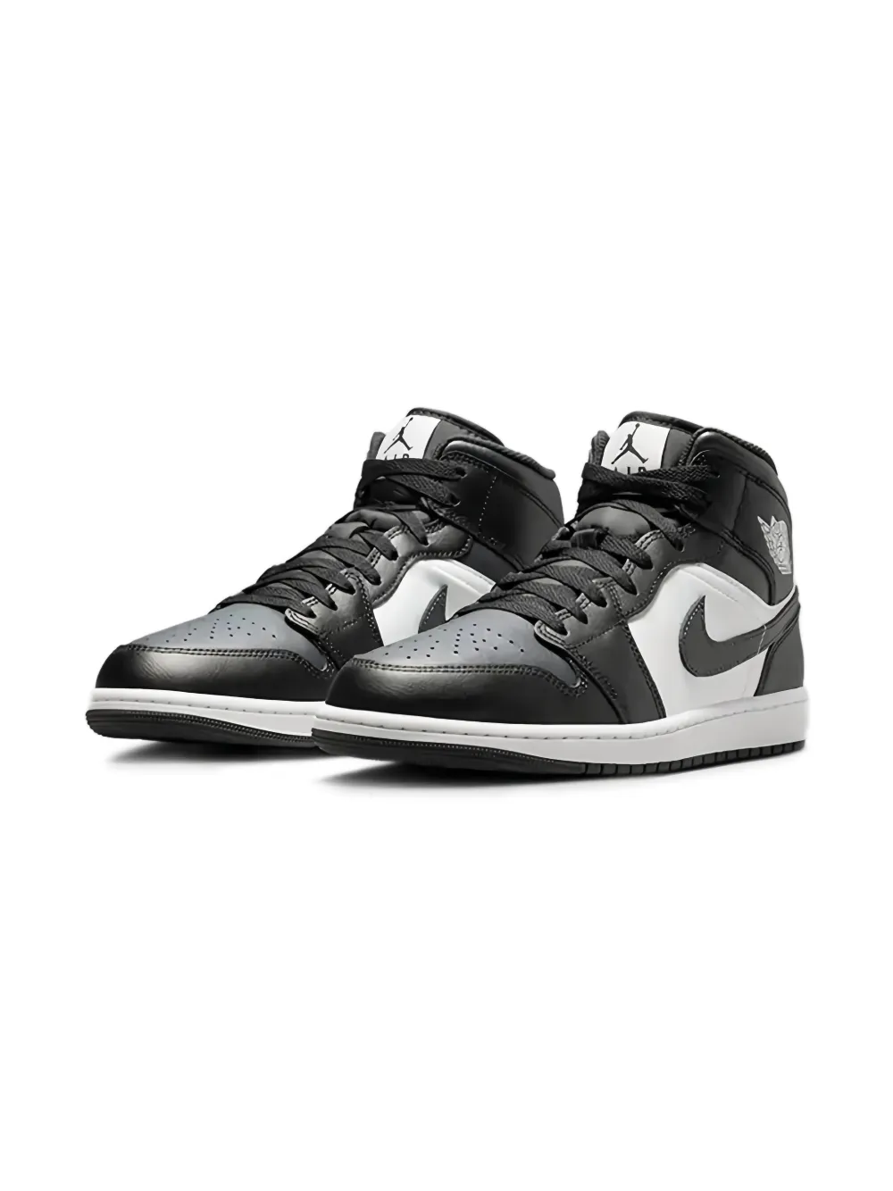 

Кроссовки Jordan 1 Mid Black/Summit White/Off Noir Jordan Kids, черный