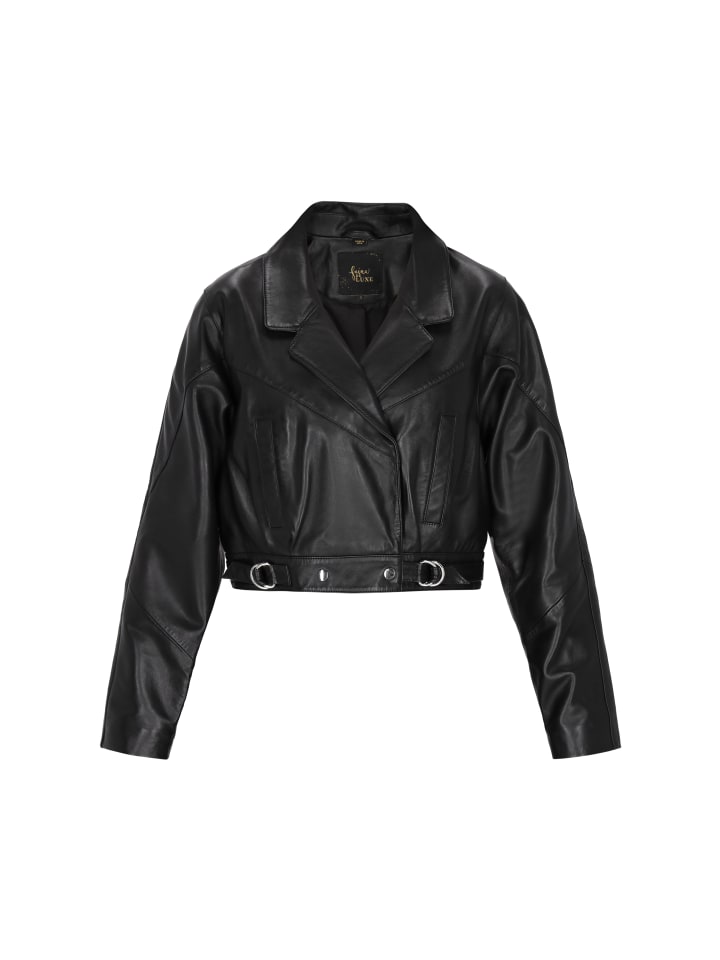 

Кожаная куртка faina, черный