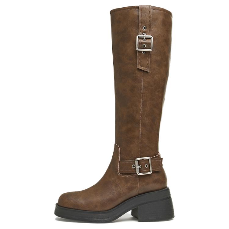 Сапоги женские, цвет кофе BATA, Coffee-Unlined