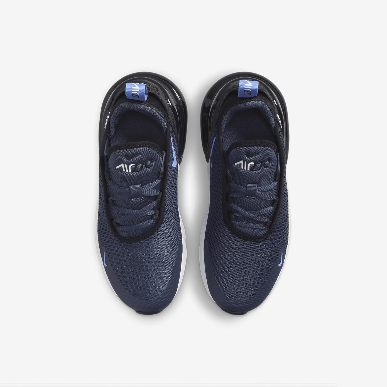 Кроссовки Nike Air Max 270 для детей, белый/черный/синий — фото 4