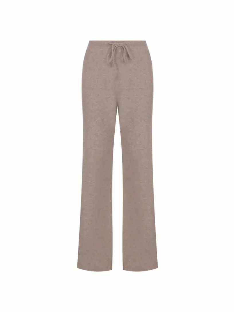 

Кашемировые прямые брюки Extreme Cashmere, коричневый
