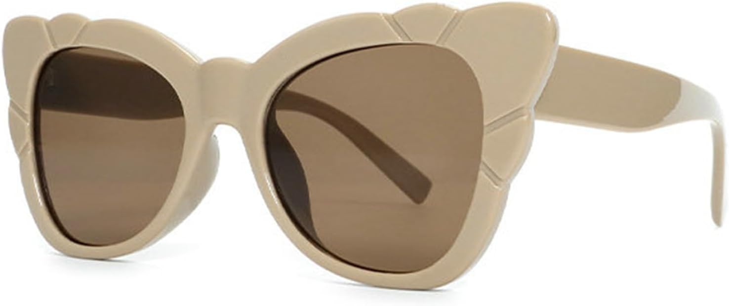 

Willochra Винтажные большие милые солнцезащитные очки «кошачий глаз» для женщин, классические ретро-очки с бабочками, модные солнцезащитные очки с градиентным переходом UV400, C6