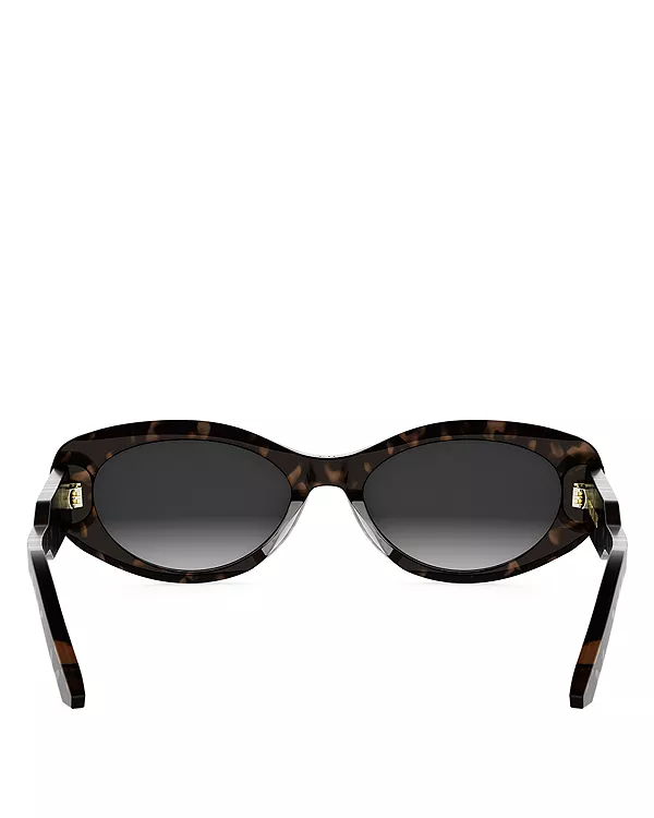 Солнцезащитные очки Diorsignature b8u Butterfly, 53 мм Dior, коричневый — фото 4