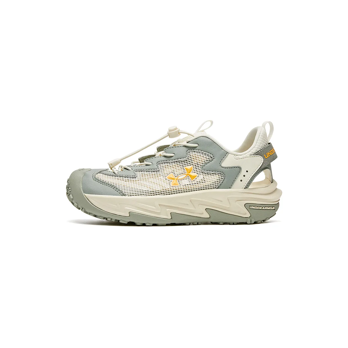 Детские сандалии Outdoor Collection из искусственной кожи с низким верхом Under Armour, зеленый