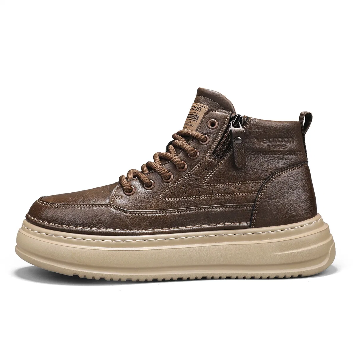 Кроссовки мужские кожаные YEARCON Chestnut Brown