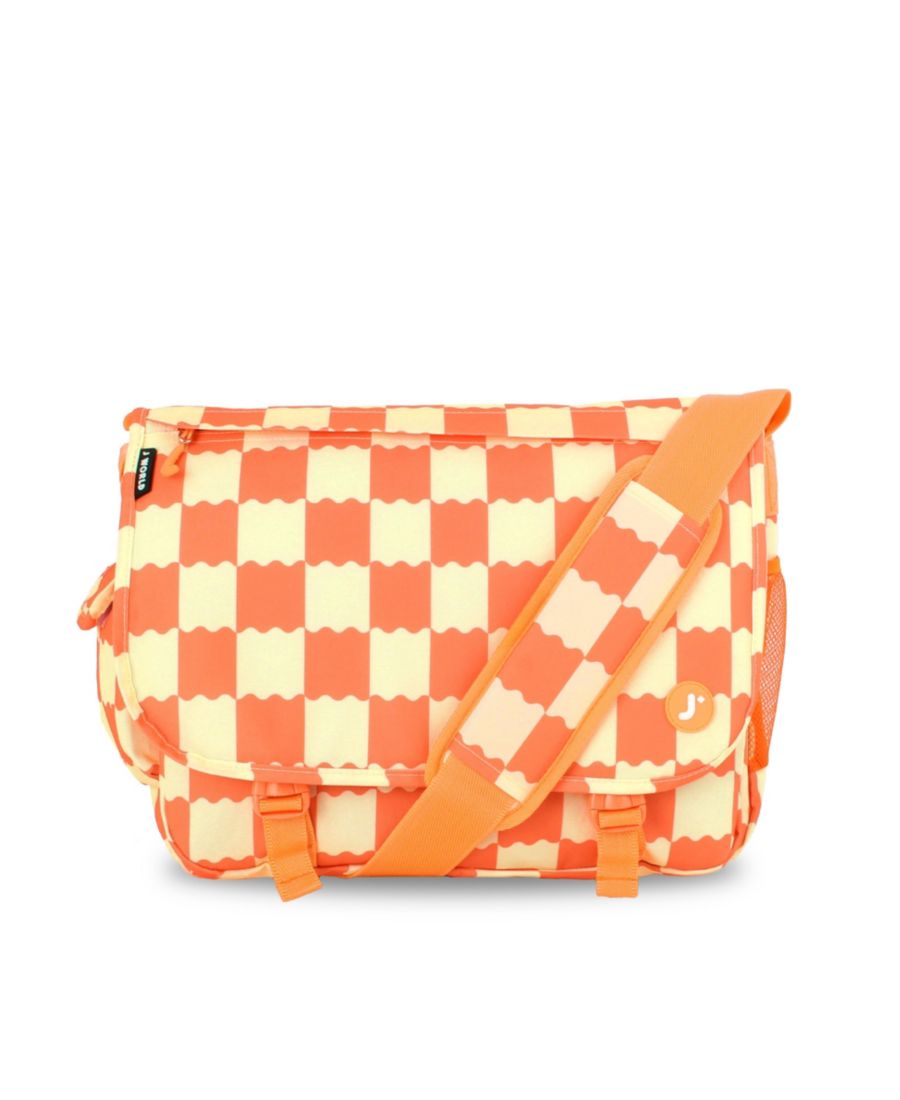 

Универсальная сумка-мессенджер Thomas 16 дюймов с отделением для ноутбука, подходит для школы и путешествий J World, Wiggle coral