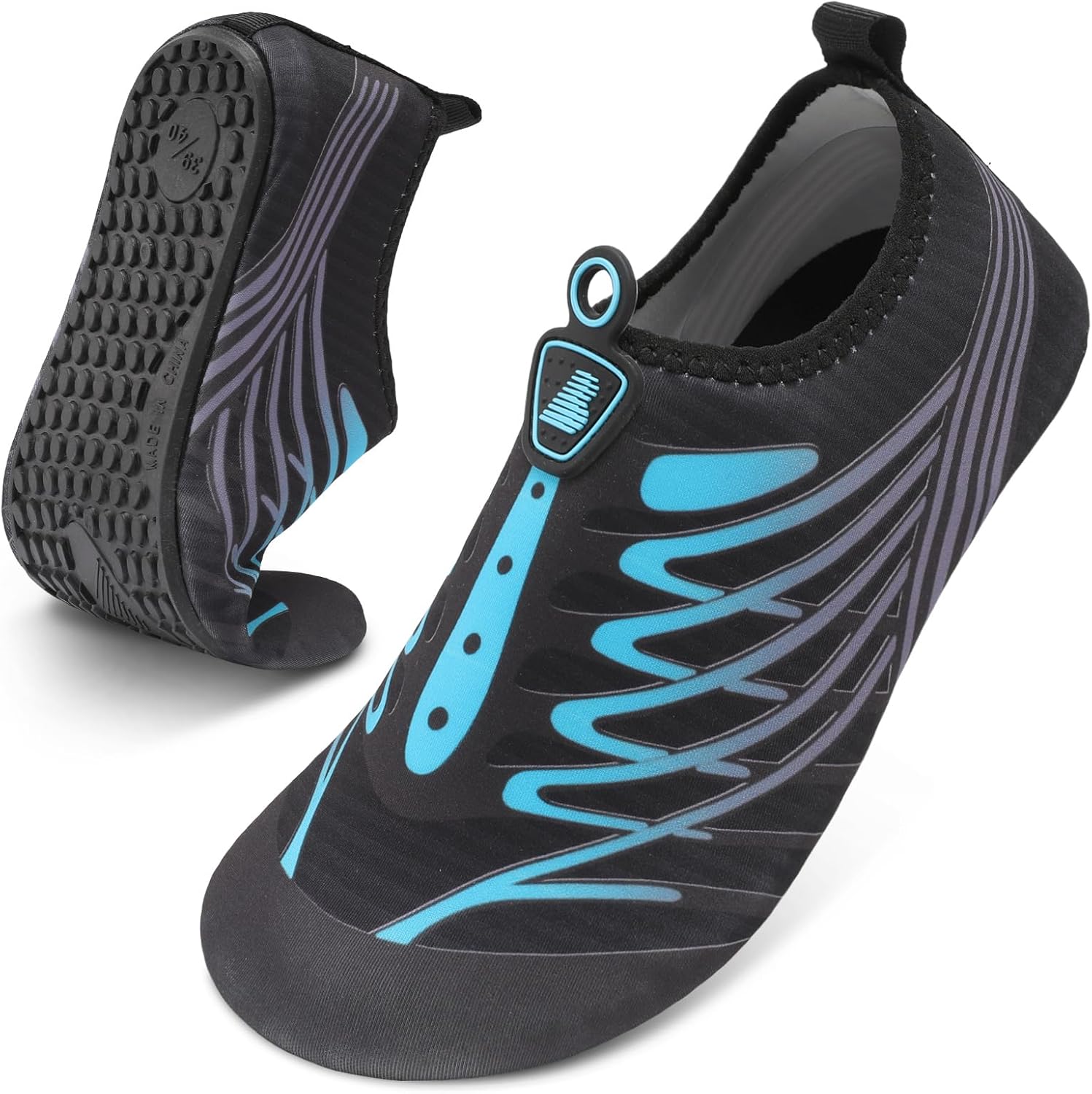 

Быстросохнущие водные спортивные кроссовки для плавания BARERUN (унисекс), синий