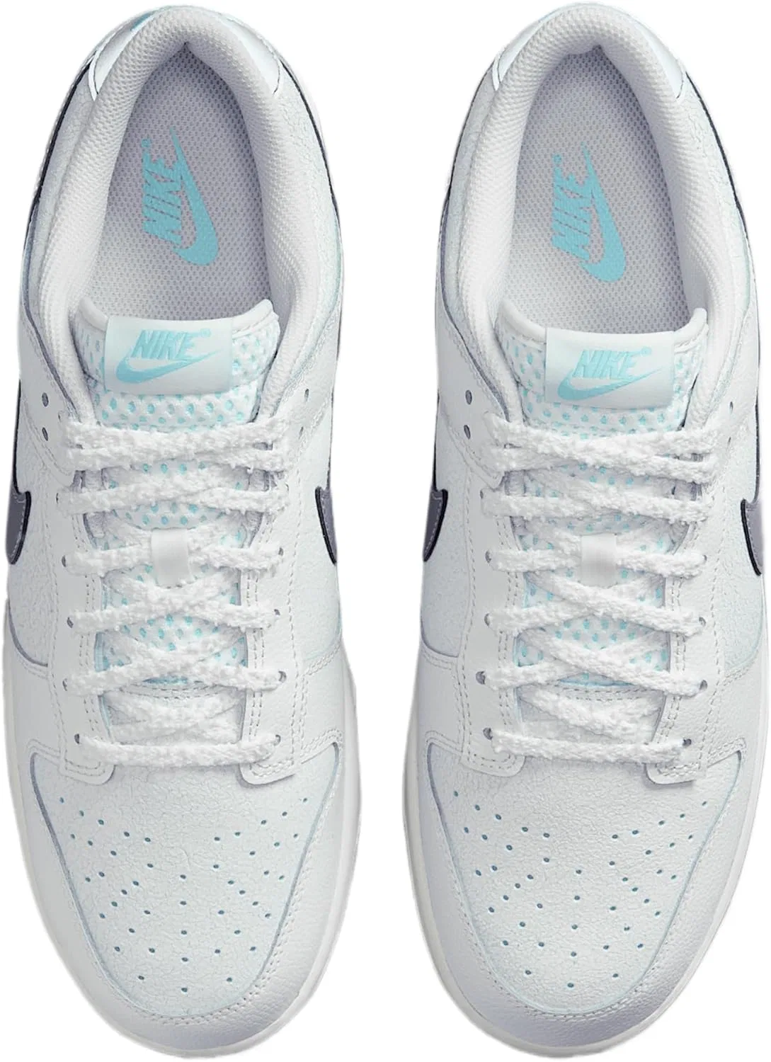 Мужские кроссовки Nike Dunk Low Retro, Summit White/Glacier Ice/Vast Grey/Metallic Silver — фото 4