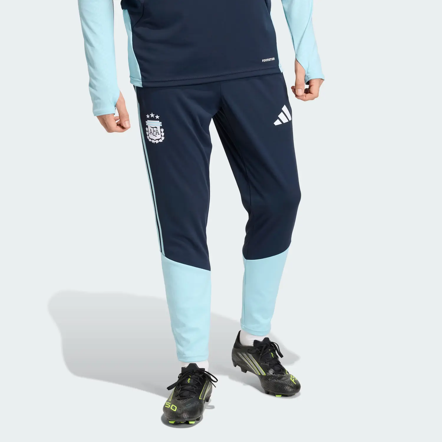 Мужские футбольные шорты argentina 26 tiro aea Adidas, темно-синий — фото 4