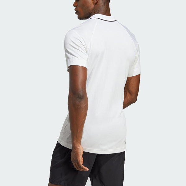 Футболка adidas Tennis Freelift Polo Shirt 'White', белый — фото 3
