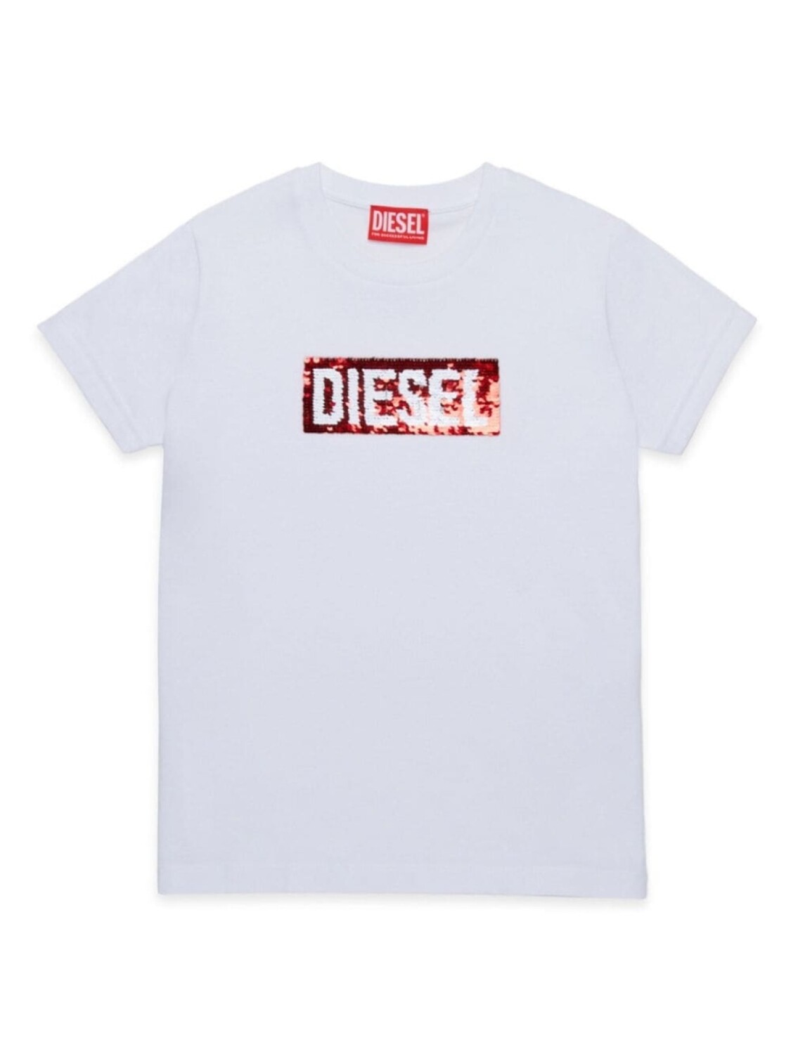 

Diesel Kids футболка с логотипом, белый