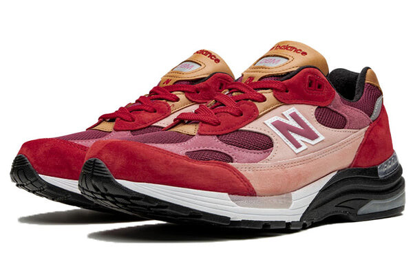 Кроссовки x joe freshgoods don't be mad 992 made in usa 'anatomy of a heart' New Balance, красный — фото 3