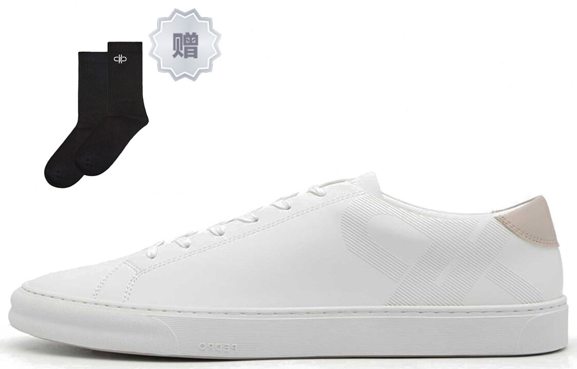 

Кроссовки PEDRO Stylish Skateboarding Shoes Men Low-top White, белый