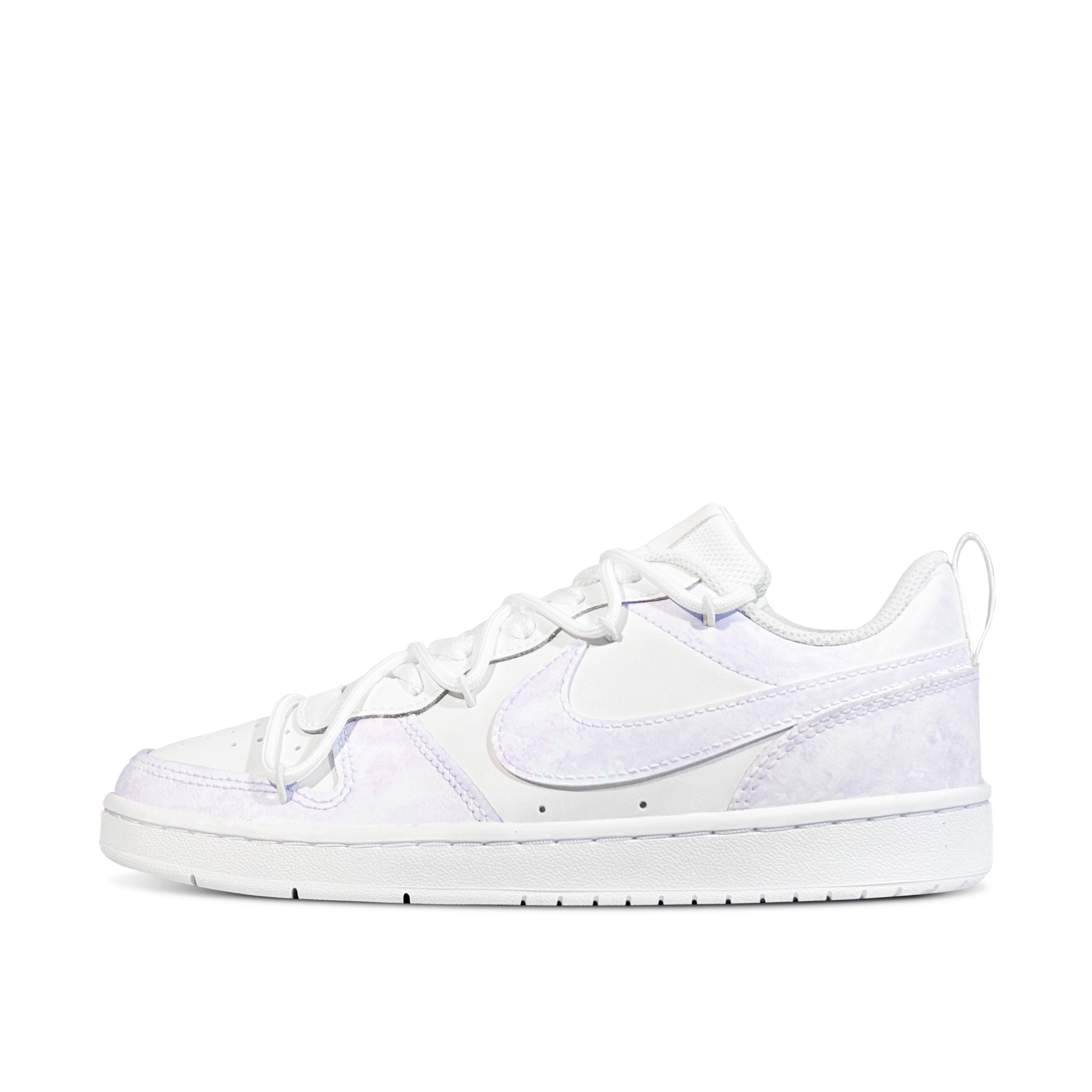 

Nike Низкие детские кроссовки для скейтбординга Court Borough, фиолетовые, белые, подростковые