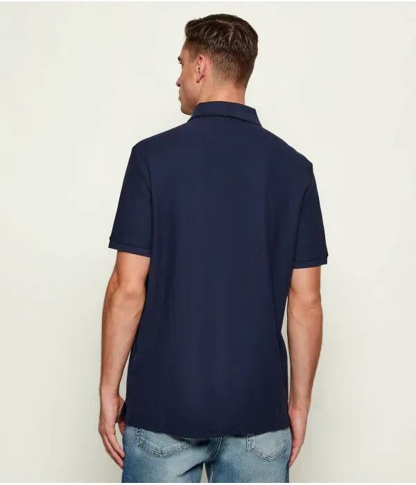 Полюс regular fit Calvin Klein, темно-синий — фото 3
