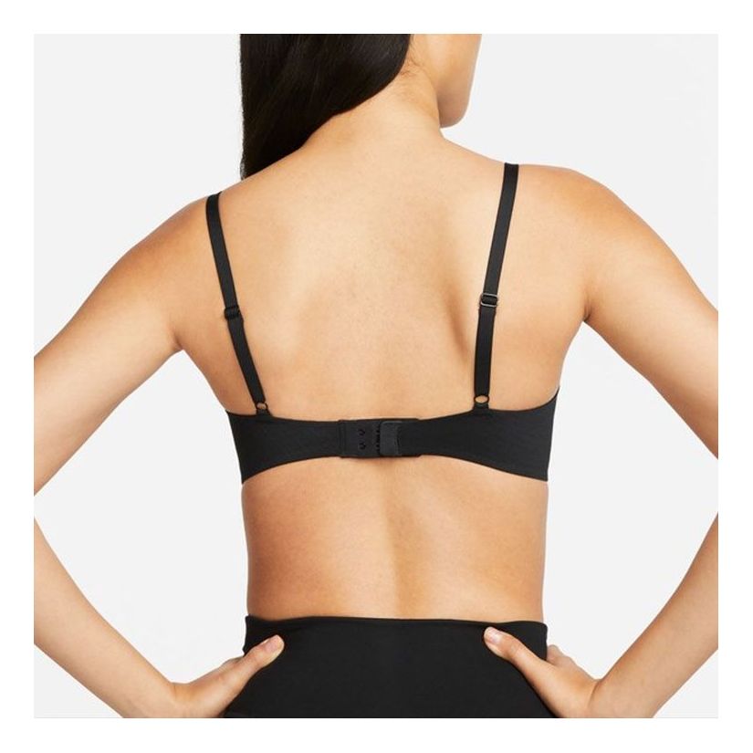 Бюстгальтер (WMNS) Nike Dri-Fit Alate Minimalist Light Support Padded Sports Bra 'Black' — фото 3