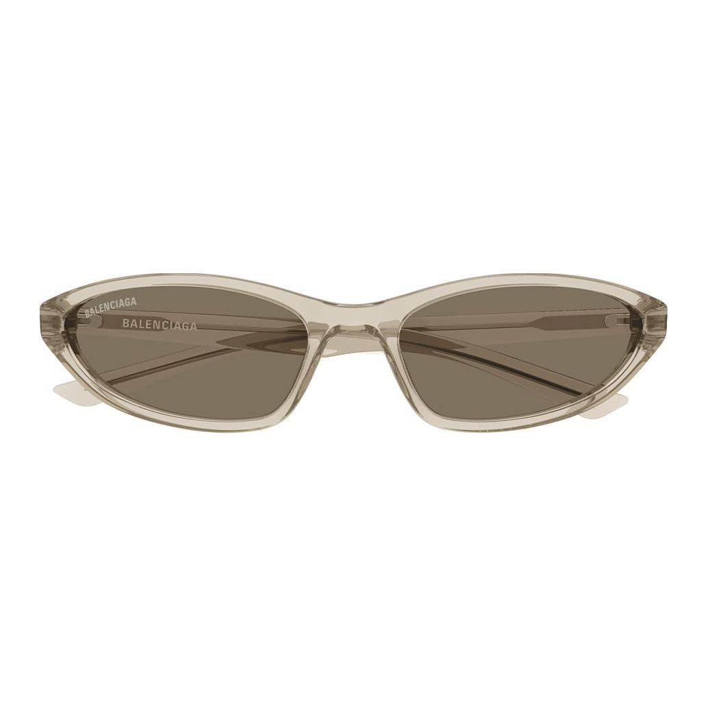 Солнцезащитные очки Cat Eye Frame Balenciaga, коричневый — фото 3