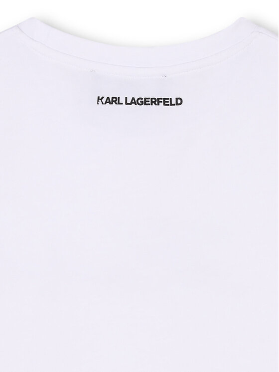 Футболка обычного кроя Z30485 D Karl Lagerfeld Kids, белый — фото 4