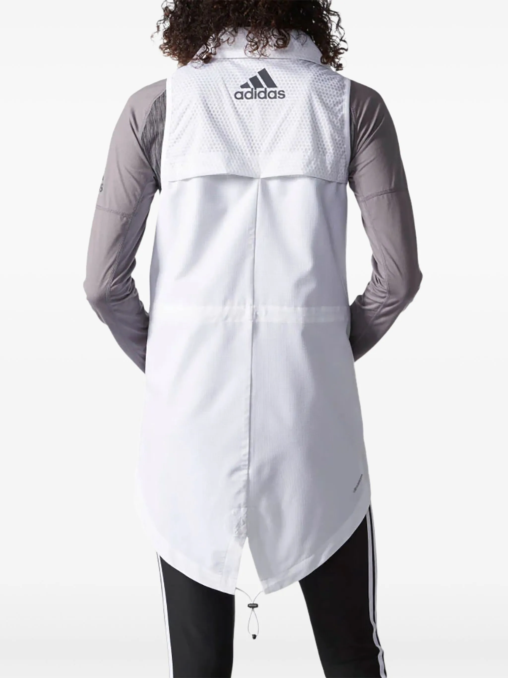 Жилет Climsatorm с сетчатыми вставками Adidas, белый — фото 2