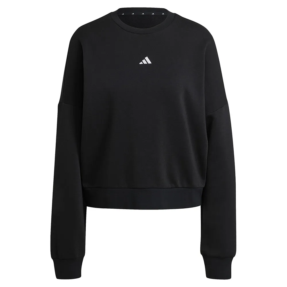 Толстовка adidas Essentials Small Logo Feelcozy, черный — фото 3