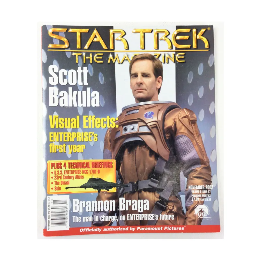 

Журнал Vol. 3, #7 "Scott Bakula, Visual Effects, Brannon Braga", Star Trek - The Magazine