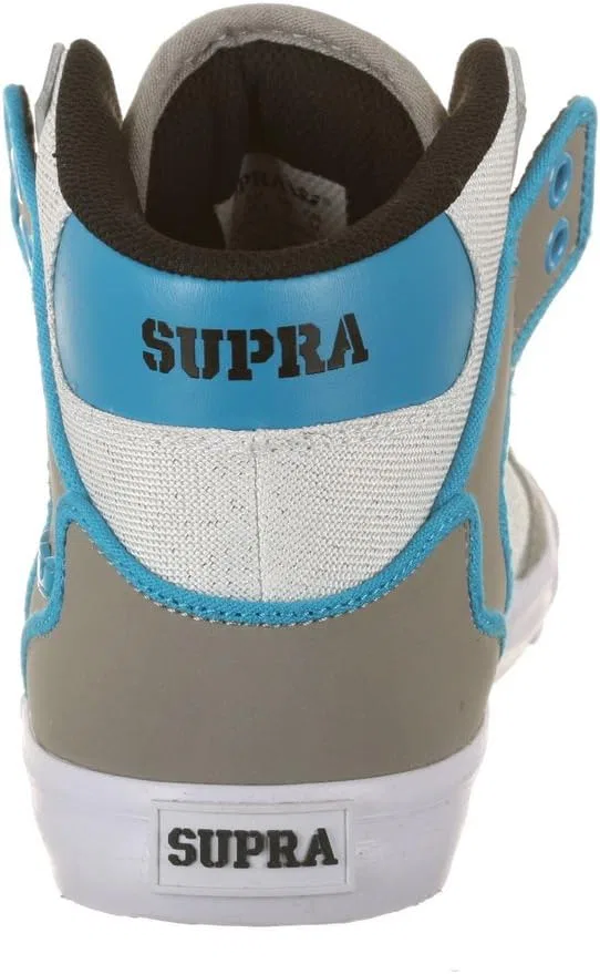 Supra, мужские кроссовки, Grey Turq Glitter White — фото 3