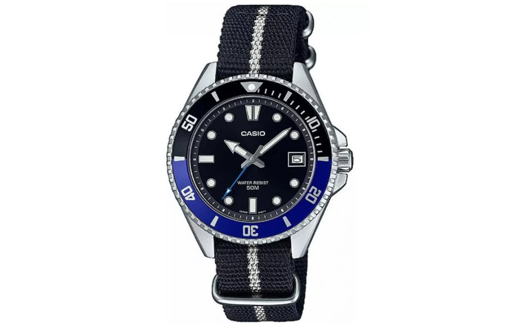 

CASIO Часы Men Black Watch MDV-10C-1A2, Black Dial