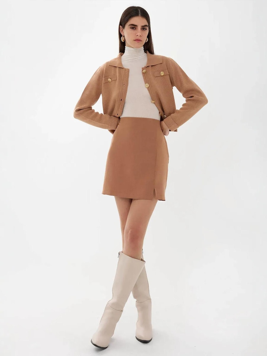 

Юбка Hiccup, сепия