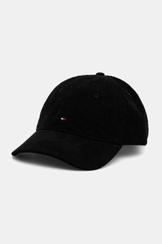 

Кепка из вельвета с козырьком Tommy Hilfiger, черный
