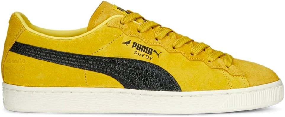 

Мужские кеды PUMA Staple X из замши с шнуровкой, повседневные - желтые