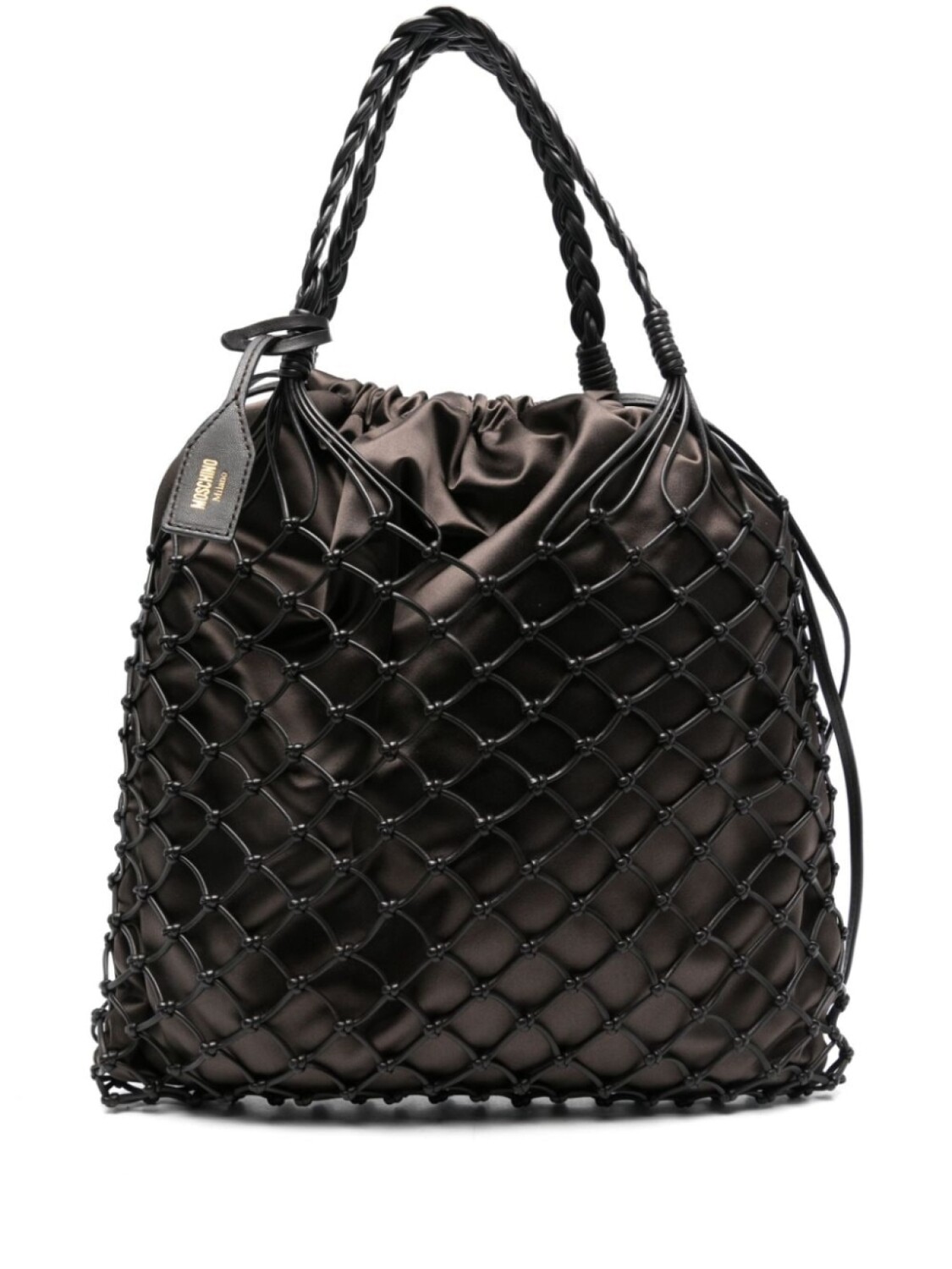 

Сумка-шоппер Moschino Basket Net, коричневый
