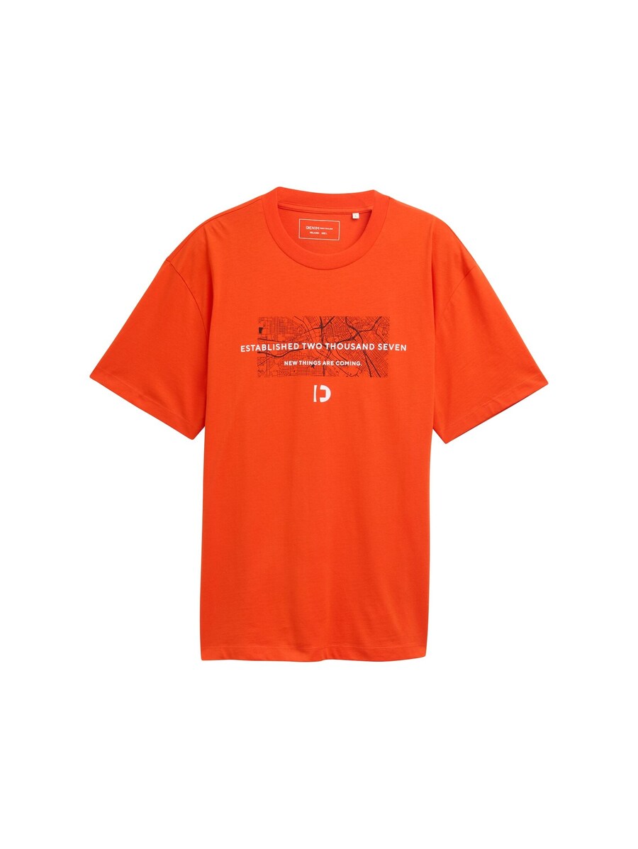 

Рубашка TOM TAILOR DENIM, цвет Dark orange