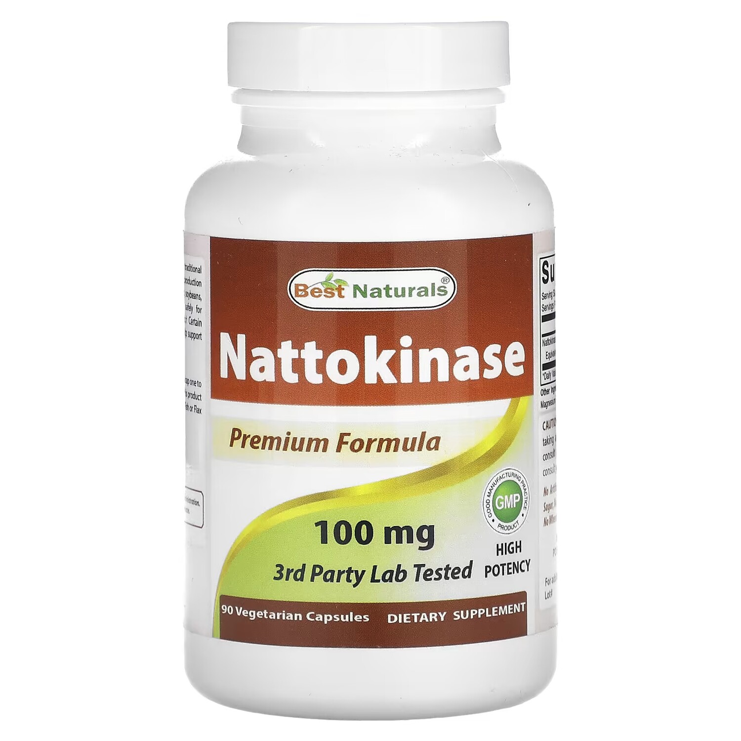 

Наттокиназа Best Naturals 100 мг, 90 капсул