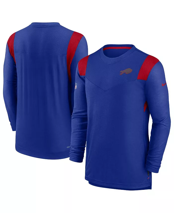 Мужская тонированная футболка с логотипом Buffalo Bills для игроков, с длинным рукавом Nike — фото 2