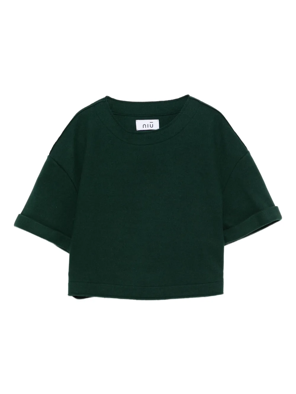 

Укороченная футболка Niu, зеленый