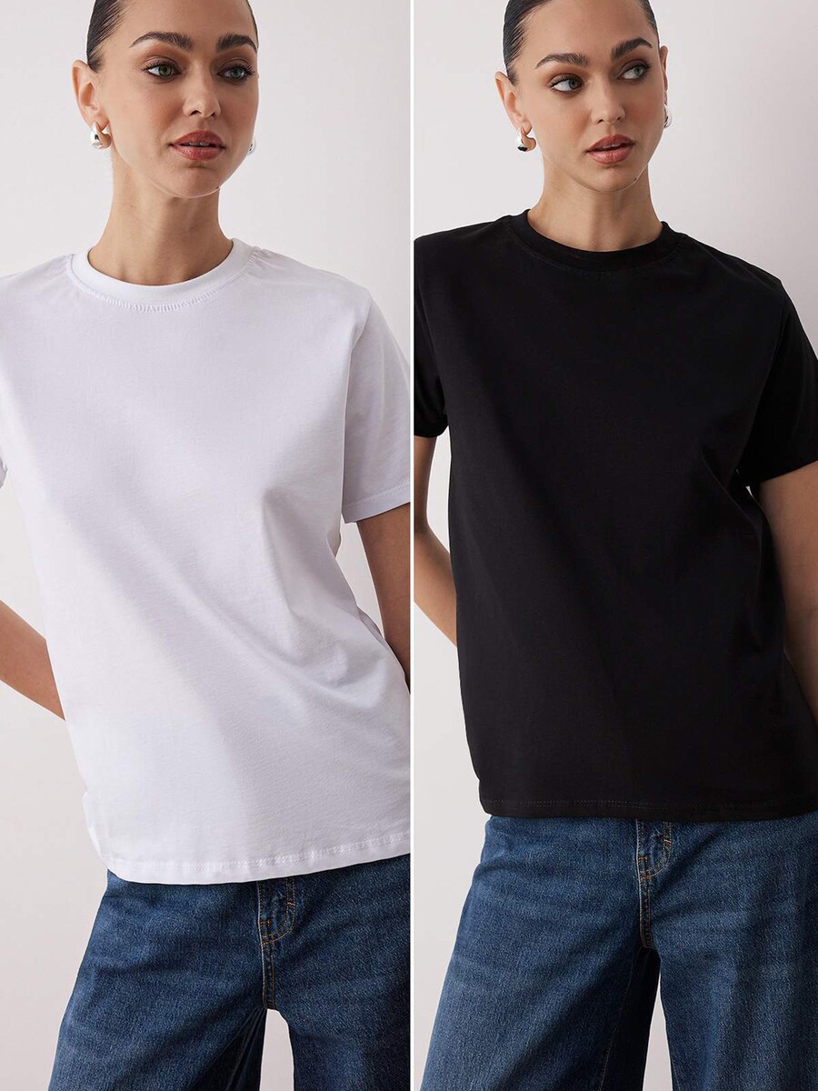 

Футболка Trendyol, Black/White