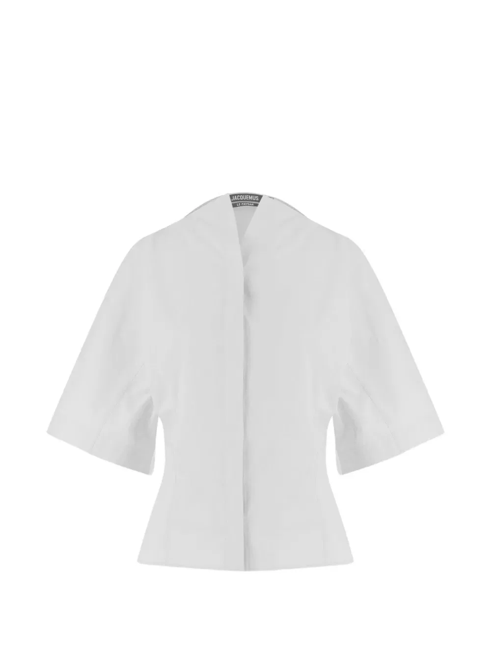 Хлопковая рубашка Moisson Jacquemus, белый