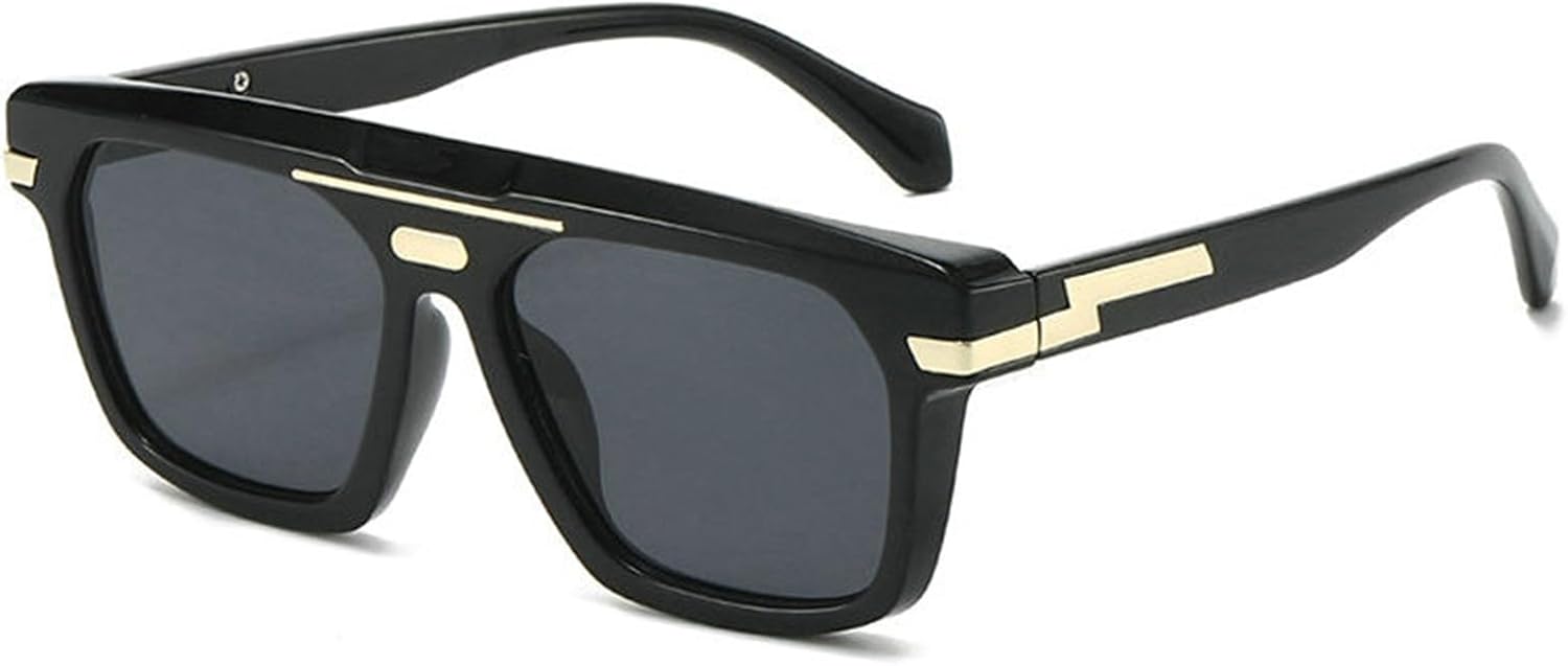 

Хелена Ретро Металлические Двойные Перемычки Женские Квадратные Солнцезащитные Очки Модные Градиентные Мужские Солнцезащитные Очки-Щит UV400 Женские Солнцезащитные Очки-Пилот helena, C1