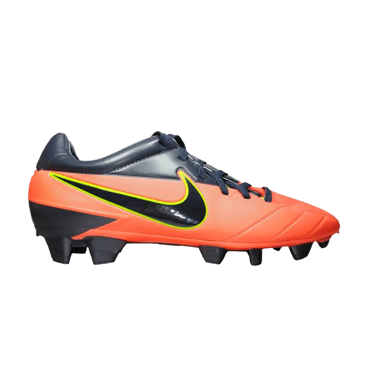 

Бутсы Nike Total 90 Laser 4 FG 'Bright Crimson Dark Obsidian', оранжевый