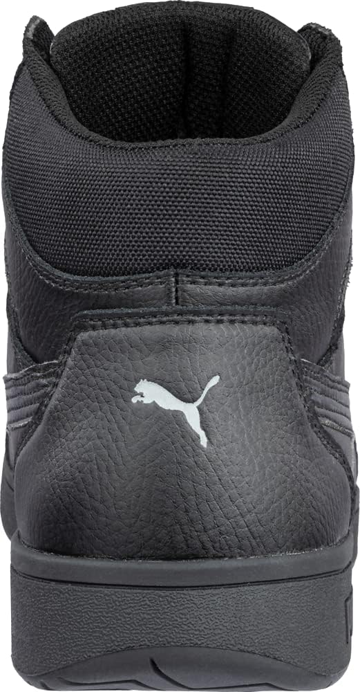 Мужские кроссовки Puma Frontcourt синие/черные среднего уровня — фото 4