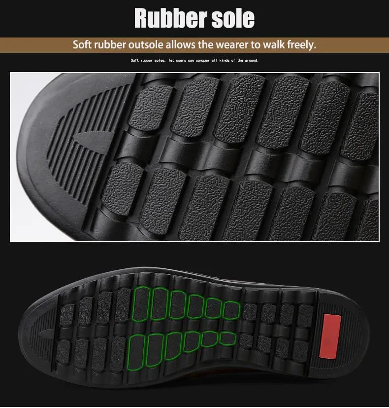 

Мужские лоферы из натуральной кожи, нескользящие, повседневные, без шнурков, с отделкой «пенни», дышащие, для вождения, мягкая кожа, модные мюли Boxpopla, темно-коричневый