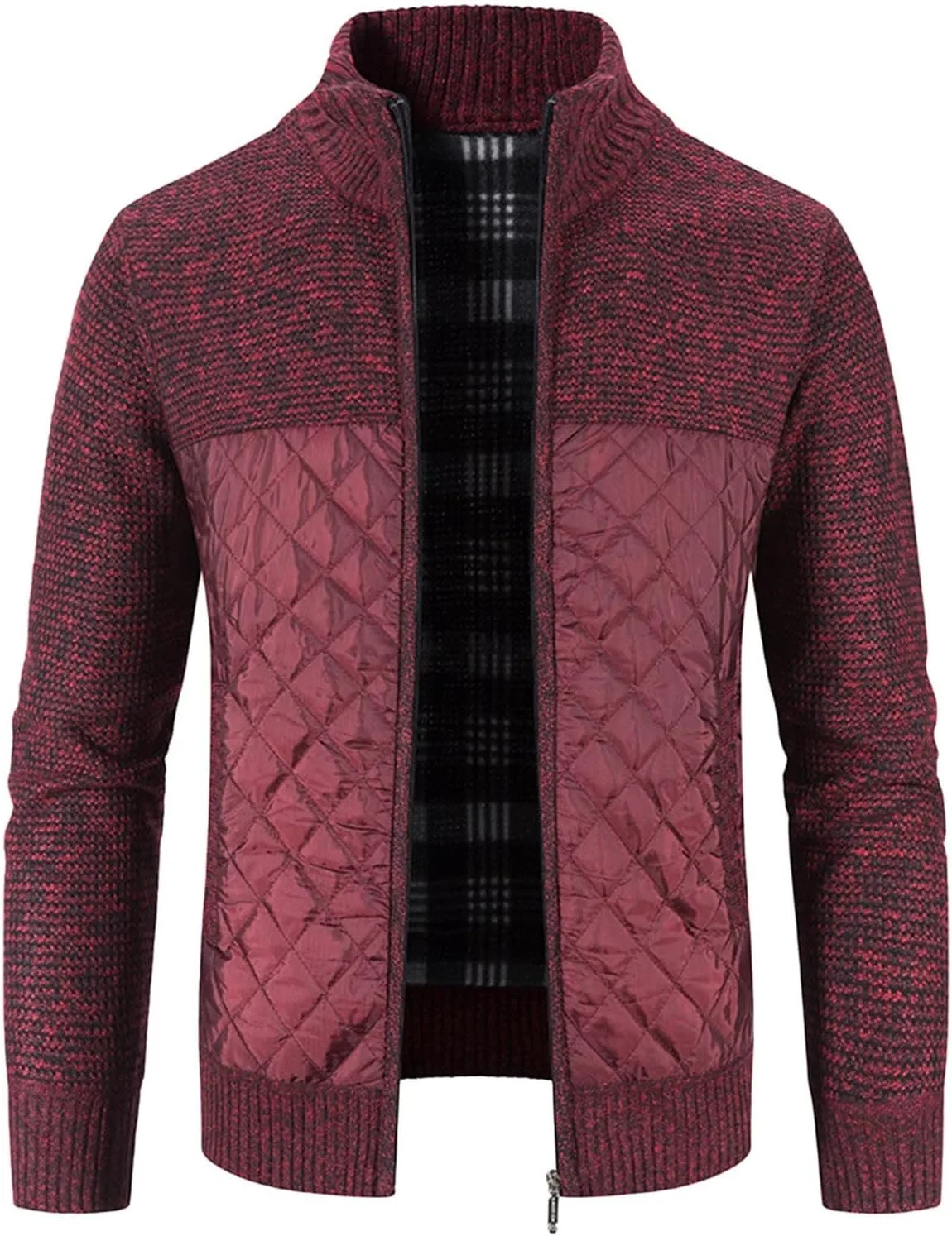 

Мужской кардиган с кабельной вязкой и утепленный пуховик xoxingysm