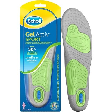 

Стелька для обуви Reckittbenckiser 210G Синяя Solette Sportive, Scholl