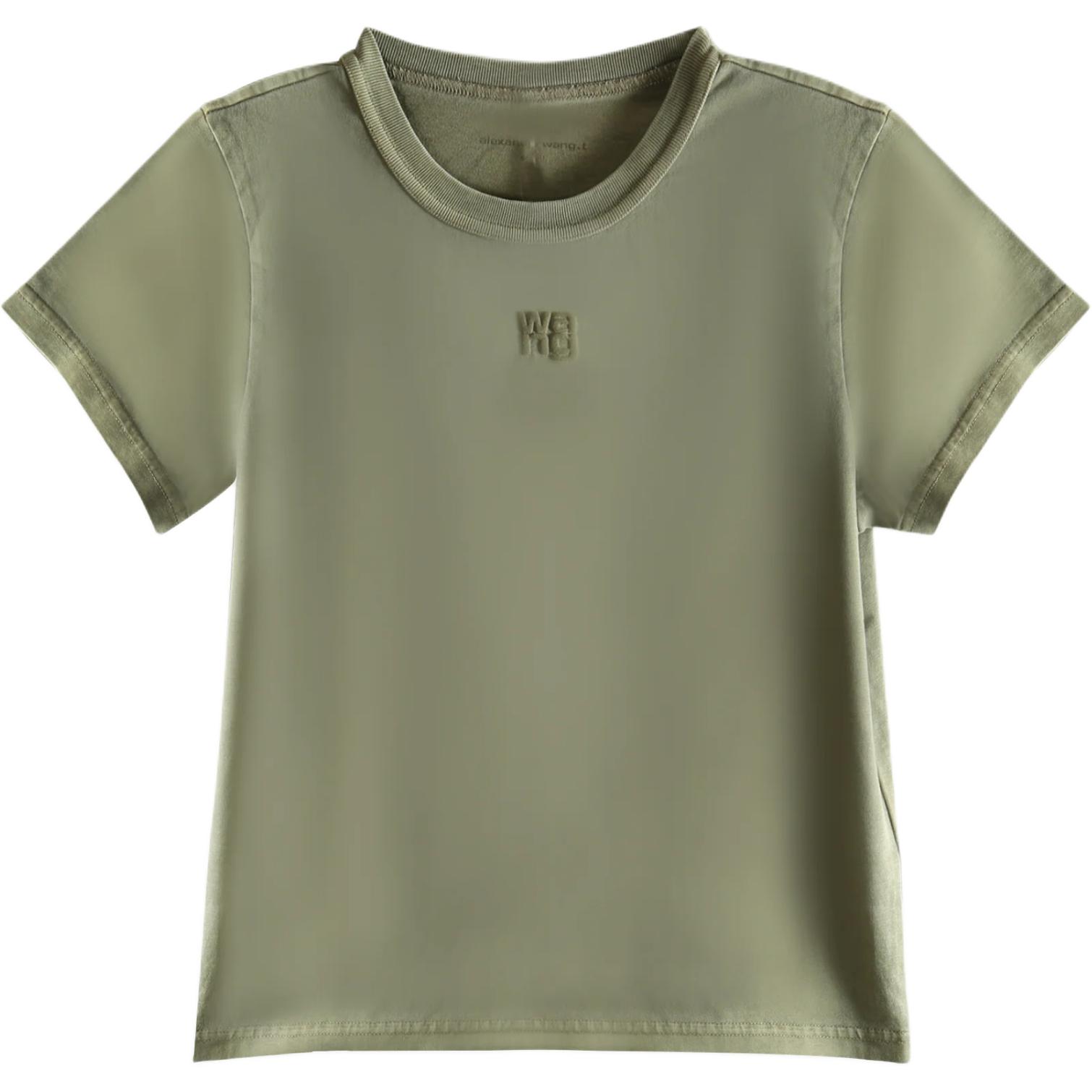 

Футболка с круглым вырезом стандартного кроя T By Alexander Wang, зеленый